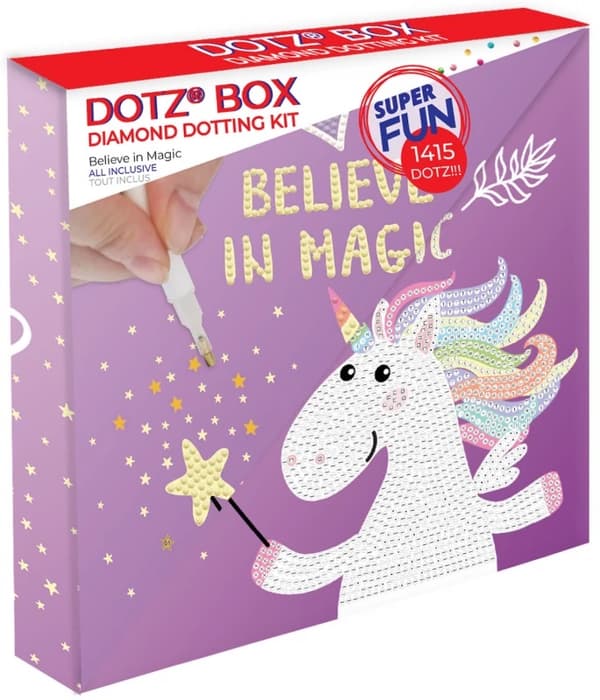 Diamond Dotz Box 22 x 22 cm - Unicorn Believe in Magic