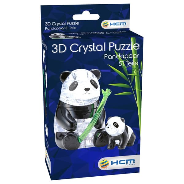 3D Kristallpussel - Panda Par