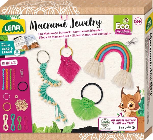 Lena Eco Macramé smyckesuppsättning för barn