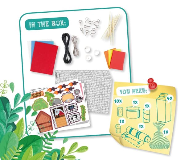 Lena Eco Upcycling Kingdom set för barn
