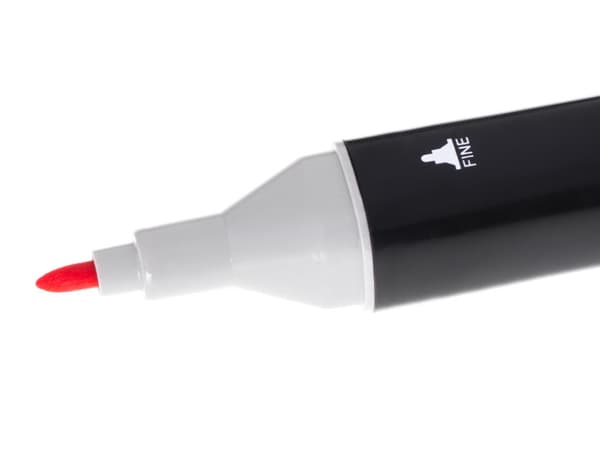 Dobbeltsidede sprittuscher i etui, 168 stk