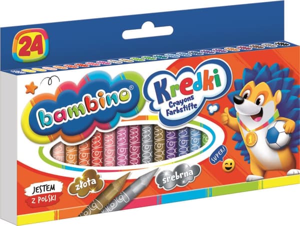 Bambino graphion kritor, 24 färger