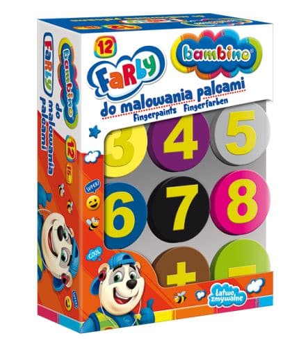 Bambino sormimaalauksia 12 väriä