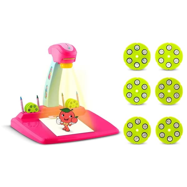 Ricokids 772000 piirustusprojektori - vaaleanpunainen