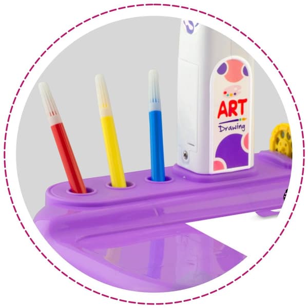 Ricokids 773700 -piirustusprojektori - violetti