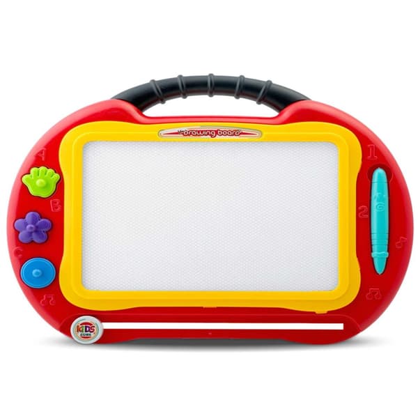 Ricokids liitutaulu + piirustuspöytä - punainen