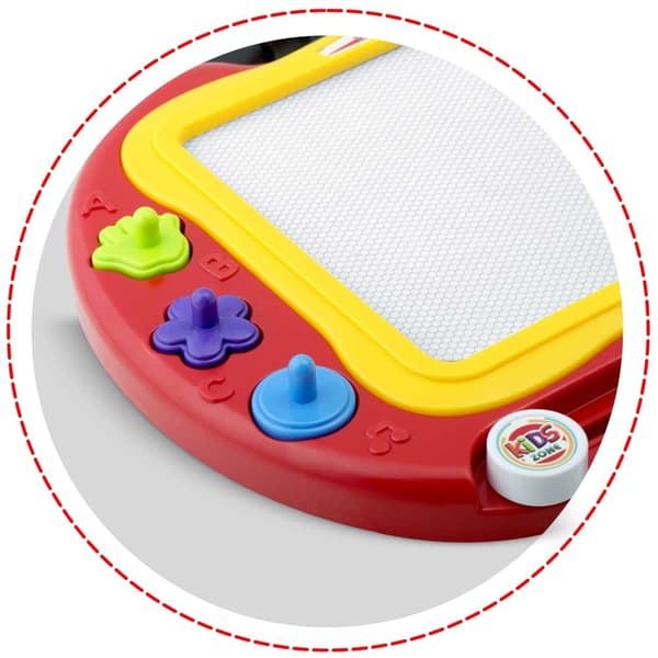 Ricokids liitutaulu + piirustuspöytä - punainen
