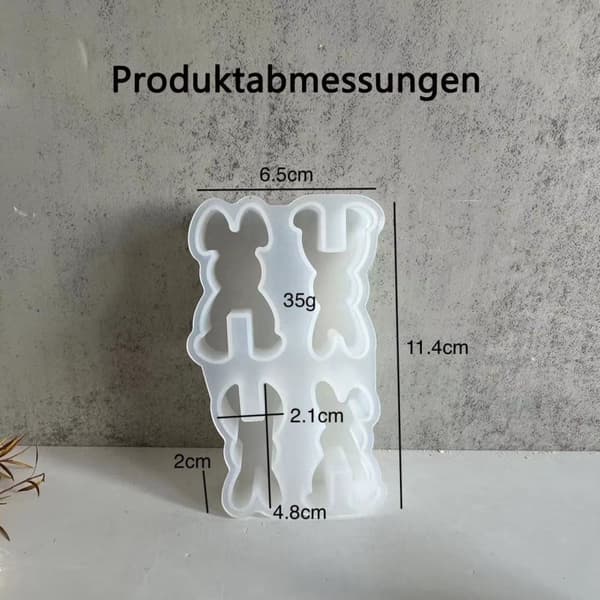 Påskehare silikone form, forår design skimmel