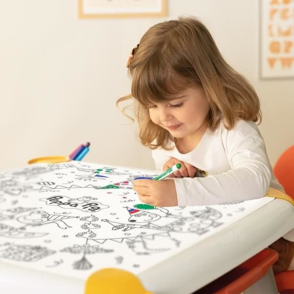 Smoby - Målarrefill för barnens kreativa bord - 10 Peppa Pig målarbilder