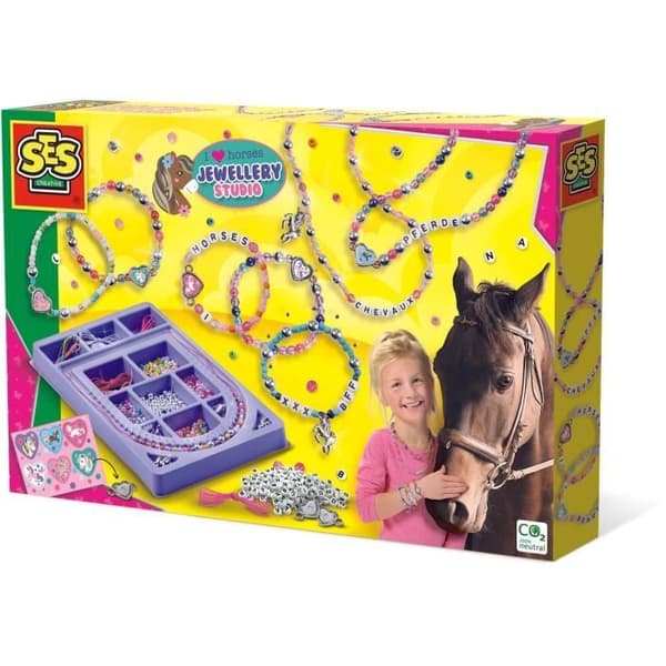 Barnsmycken - Jag älskar hästar - Smyckesstudio - Gul - Flerfärgad - från 5 år