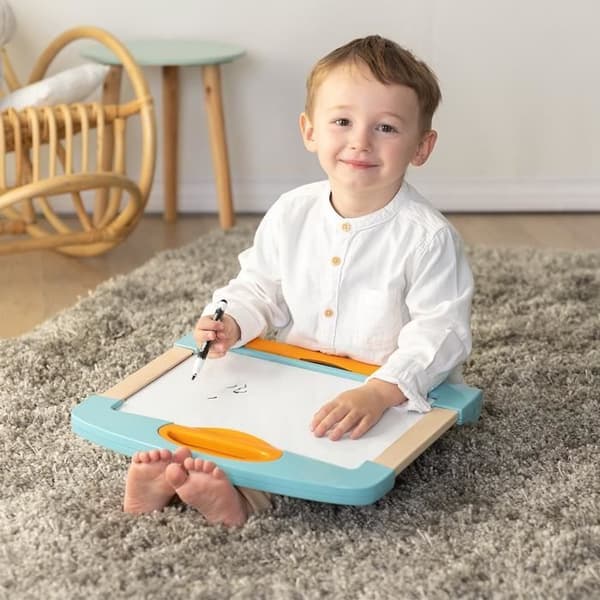 Smoby - Magnetisk moduloskiffer - Lätt att transportera - 3 sätt att använda den - Tillverkad i Frankrike
