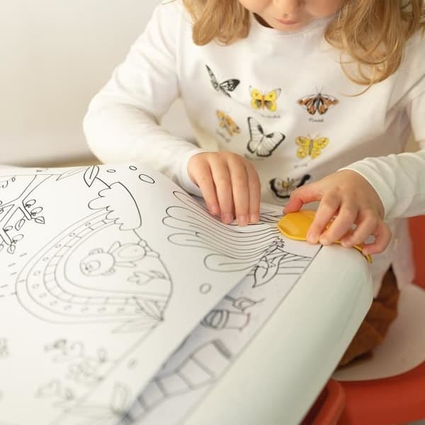 Smoby - Målarrefill för barnens kreativa bord - 10 målarblad