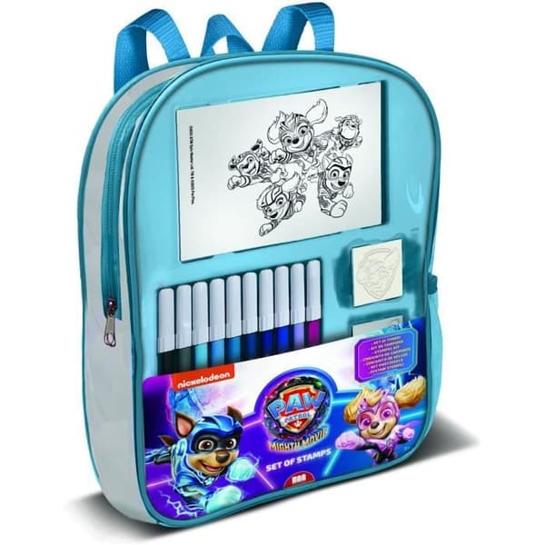 Polstret rygsæk - MULTIPRINT - 24144 - 4 Paw Patrol the Movie stempler