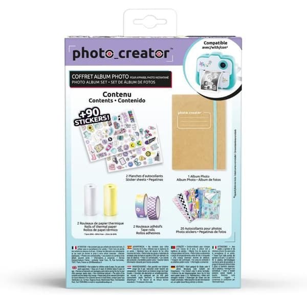 PHOTO CREATOR - Fotoalbumlåda för direktutskriftskamera - Kompatibel med Photo Creator - CLK 007 - Canal Toys
