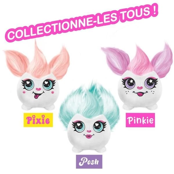 Canal Toys - Airbrush Plush - Mini Hair'iffic plysch att styla och dekorera med tuschpennor - AIR 038 - Slumpmässig plyschmodell