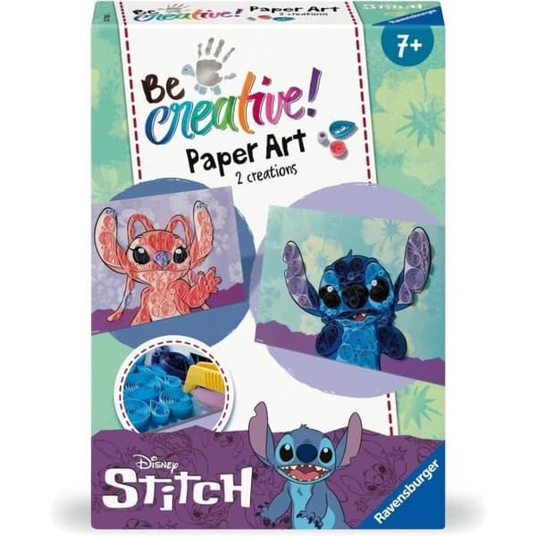Vær kreativ Quillingsøm, 2 kreationer, Farvet papir, Fra 7 år, 23750, Ravensburger