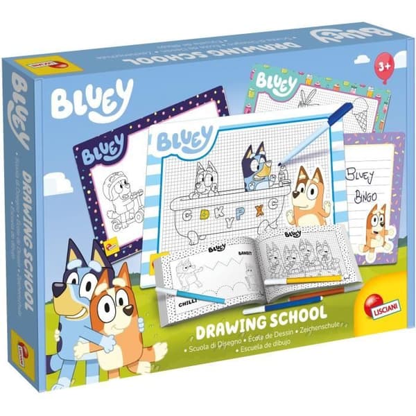 Ritskola - Bluey ritskola - Komplett kit för att lära sig rita - LISCIANI