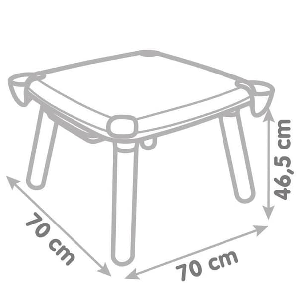 Smoby - Kreativt barnbord - Raderbar filt för bordet + 2 stora målarbilder - 3 förvaringsfack - Från 3 år