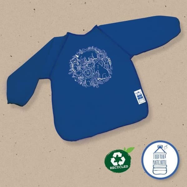 SES CREATIVE - Fingermålningsset med Eco-förkläde - 100 % återvunnet
