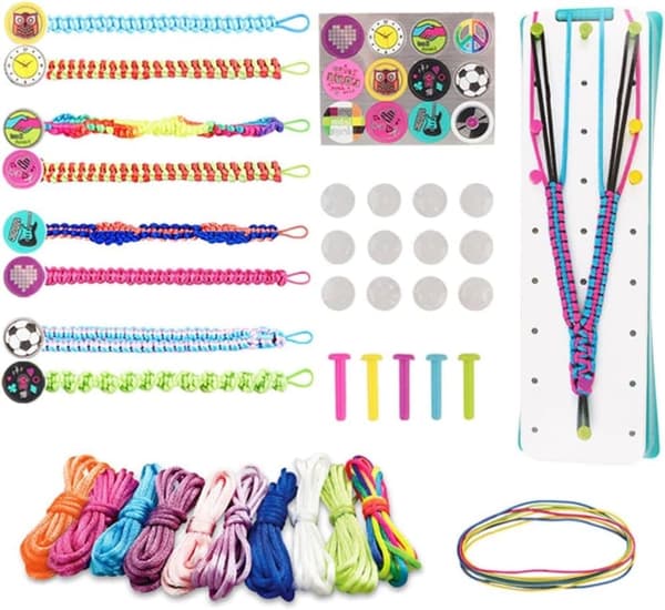 OBOSOE venskab armbånd maker kit, DIY håndværk sæt smykker maker, gaver, fest forsyning og rejser