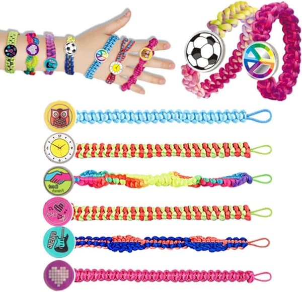 OBOSOE venskab armbånd maker kit, DIY håndværk sæt smykker maker, gaver, fest forsyning og rejser