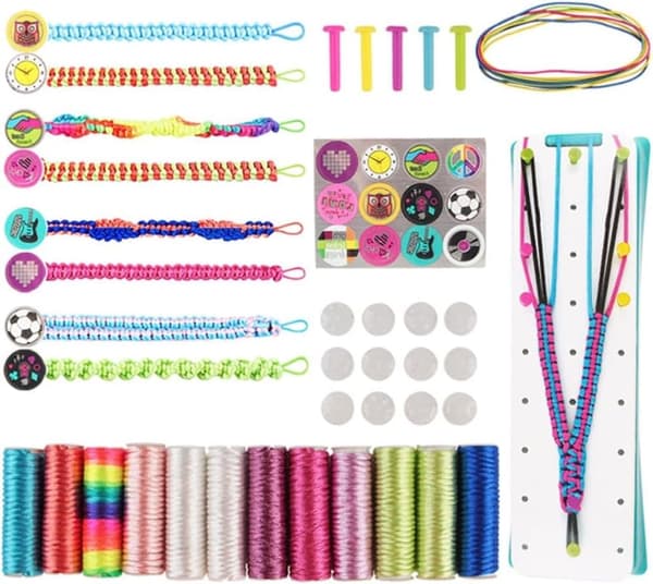 OBOSOE venskab armbånd maker kit, DIY håndværk sæt smykker maker, gaver, fest forsyning og rejser