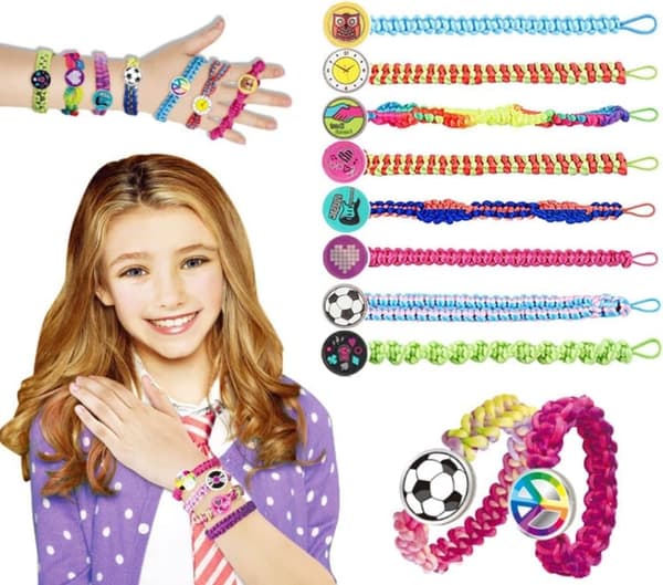 OBOSOE venskab armbånd maker kit, DIY håndværk sæt smykker maker, gaver, fest forsyning og rejser