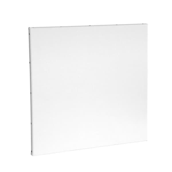 Ram med duk - MegaCrea DIY - 40 x 40 cm - Vit - 360 g/m² - Trä