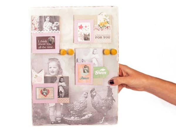 Chassi av duk Innspiro - 6302 - Ram med marin duk M3 27 x 16 cm.