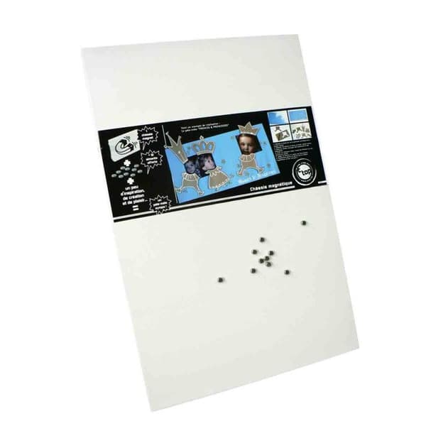 Magnetisk klädd ram Rektangel 40x60 cm + 10 magneter