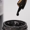 Miniatyrbillede 5 af 6: TEGNE blæk uudslettelig kalligrafi Indian INK Renesans GREEN 30ml