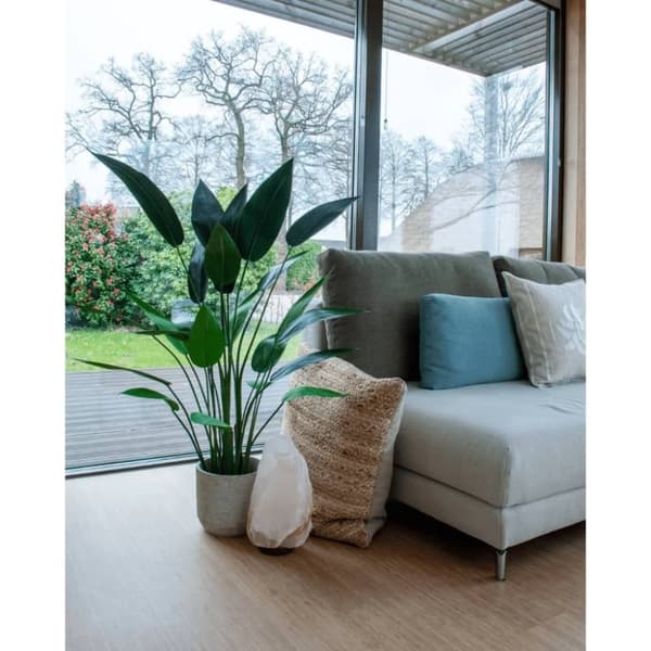 Emerald kunstig heliconia-plante grøn 125 cm 419837