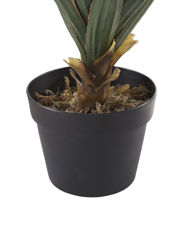 Konstgjord Aloe Vera Grön och Svart Syntet 52 cm Material Dekorativt inomhustillbehör