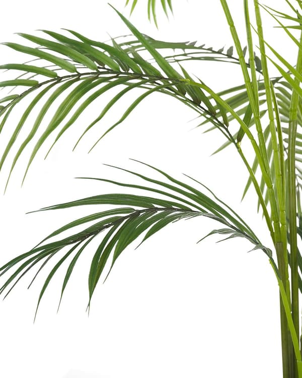 Kunstig potteplante Grøn og sort syntetisk materiale 124 cm Dekorativt indendørs tilbehør