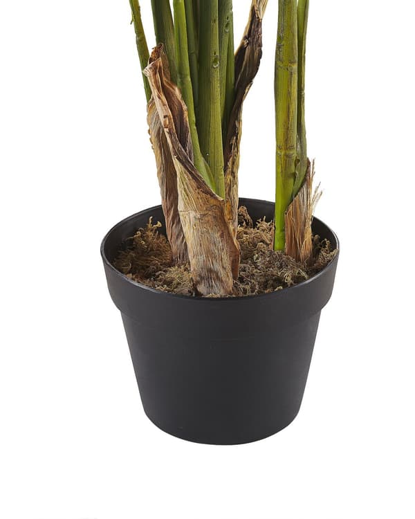 Paradisfugl Strelitzia Kunst Plante i Potte Grøn og sort syntetisk 115 cm Materiale Dekorativt indendørs tilbehør