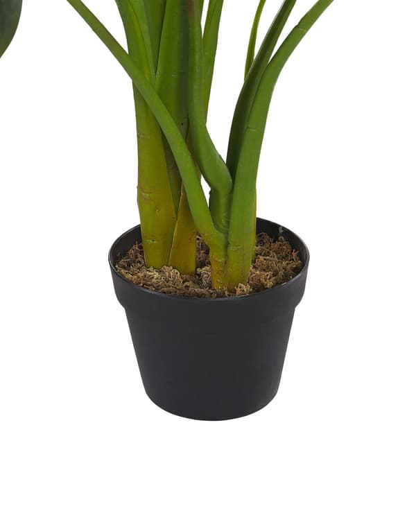 Konstgjord Monstera i krukväxt Grön och Svart Syntet 113 cm Material Dekorativt inomhustillbehör