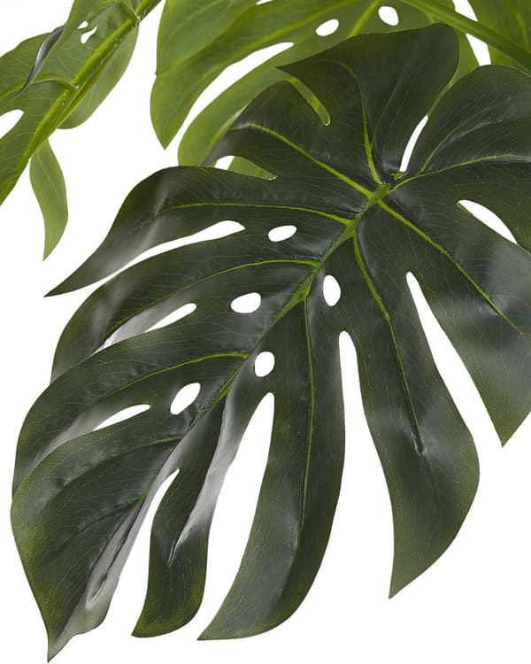 Konstgjord Monstera i krukväxt Grön och Svart Syntet 113 cm Material Dekorativt inomhustillbehör