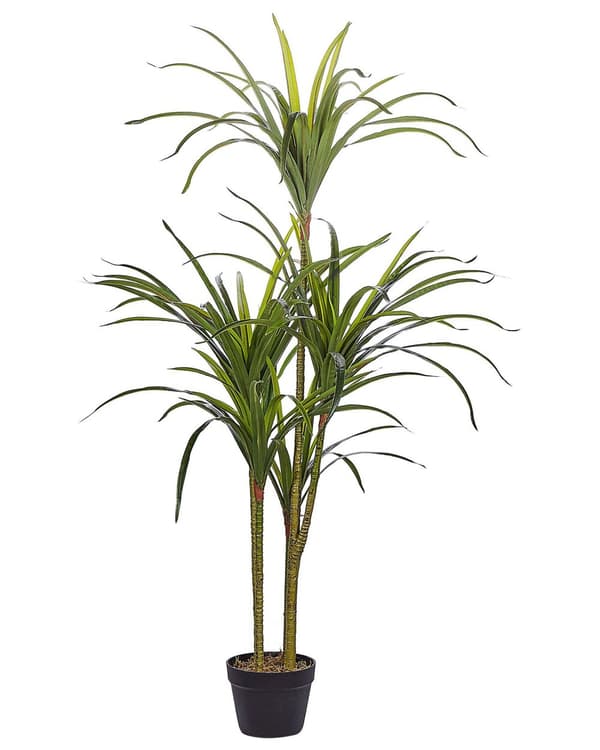 Konstgjord Krukväxt Dracaena Grön Syntetiskt Material 147 cm Dekoration Inomhus Tillbehör