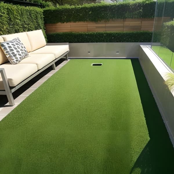 vidaXL Kunstgress 7/9 mm 1x10 m grønn
