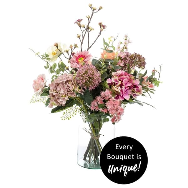 Emerald kunstig buket Mystic Summer 65 cm flerfarvet