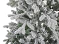 Miniatyrbillede 5 af 8: Kunstigt juletræ Hvid og grøn Syntetisk materiale med stål 210 cm kablet Grene vinter ferie sæsonbestemt dekoration