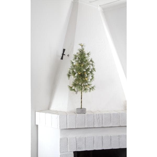 Dekorationsträd / Gran Pine m belys 60cm