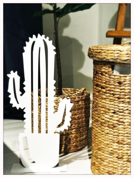 Kaktus - Stor Dekoration 54 cm - flera färger