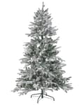 Pikkukuva 4 / 7: Joulukuusi valkoinen muovi 180 cm lumiset oksat LED-valoilla joulukoriste