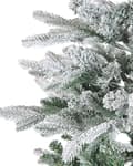 Pikkukuva 5 / 7: Joulukuusi valkoinen muovi 180 cm lumiset oksat LED-valoilla joulukoriste