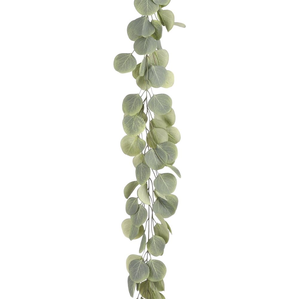 Mica Decorations Eukalyptus konstgjord girlang - L180 cm - Grön