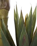 Miniatyrbilde 5 av 5: Kunstig Aloe Vera Potte Grønt og Svart Syntetisk 90 cm Materiale Dekorativt Innendørs Tilbehør