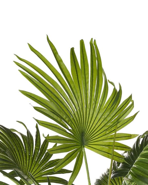 Kunstig Potteplante Grønn Svart Plast 100 cm Dekorativt Innendørs Tilbehør