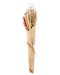 Miniatyrbillede 4 af 5: Evighedsbuket Rød Gul 65 cm Flot Boho Tørrede Blomster Buket til Gulvvase Bordpynt Stue Indretning Soveværelse Tilbehør