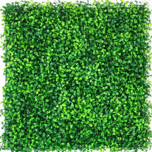 12st 50cm x 50cm konstgjorda häckväxter, stabil panelbas, lätt att installera